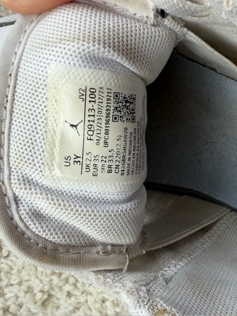 Girls 3Y Nike Jordan Low’s - Picture 10 of 11